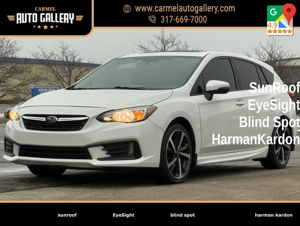 White 2020 Subaru Impreza Sport for sale in Carmel, IN