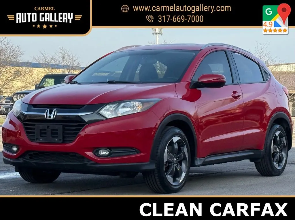 Red 2018 Honda HR-V EX-L for sale in Carmel, IN