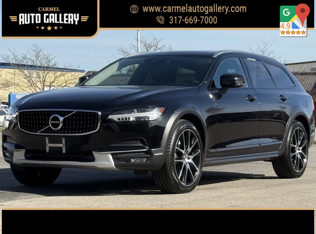 Black 2020 Volvo V90 Cross Country T6 AWD for sale in Carmel, IN