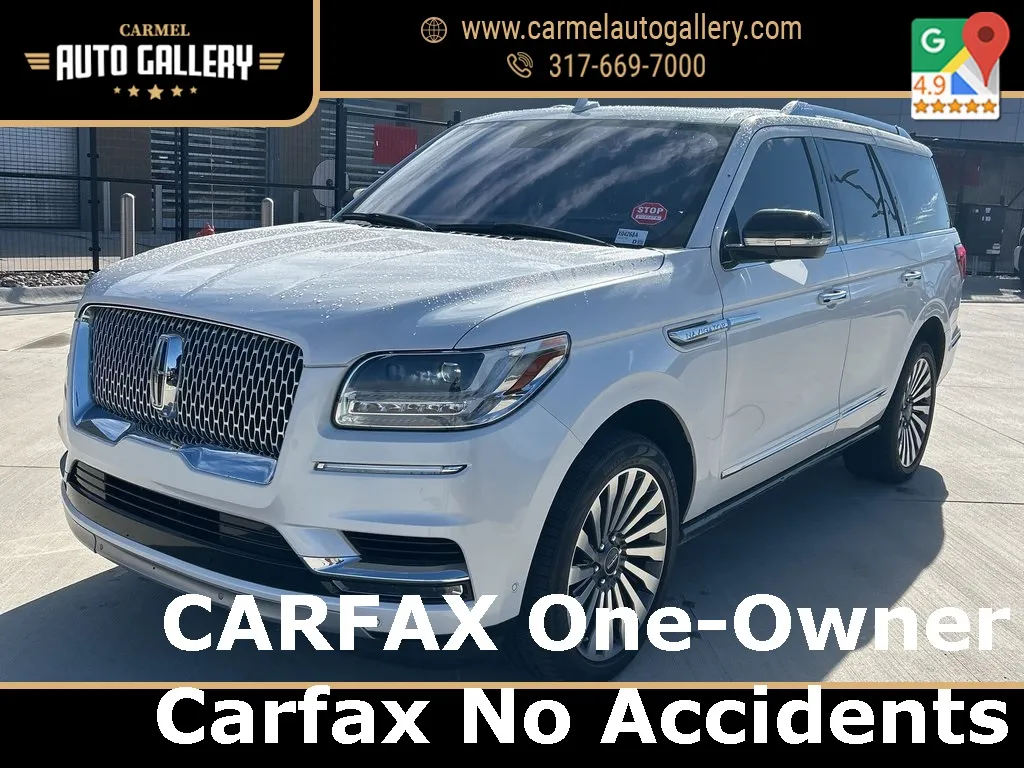 White 2019 Lincoln Navigator Reserve for sale in Carmel, IN