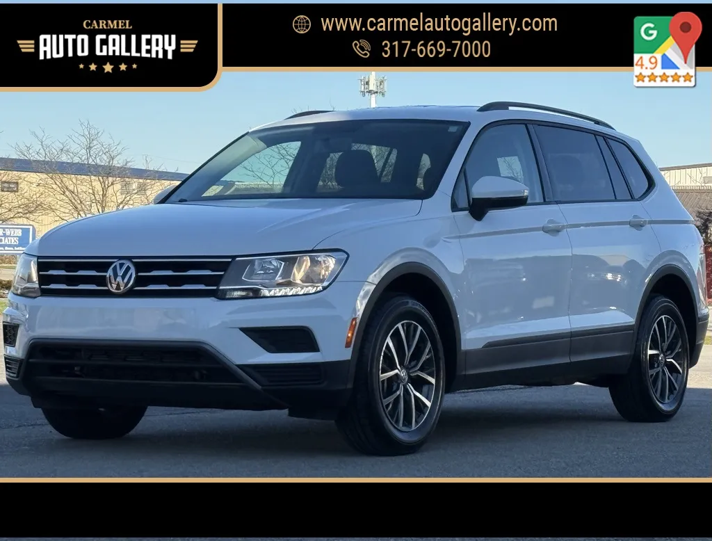 White 2021 Volkswagen Tiguan 2.0T S for sale in Carmel, IN