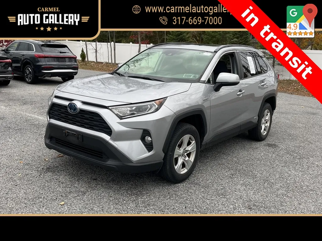 Silver 2020 Toyota RAV4 Hybrid XLE for sale in Carmel, IN