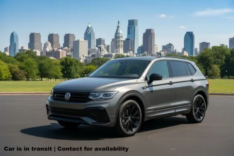 Gray 2021 Volkswagen Tiguan 2.0T SE R-Line Black for sale in Philadelphia, PA