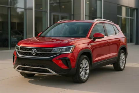 Red 2024 Volkswagen Taos SE for sale in Philadelphia, PA