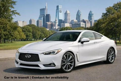 White 2017 INFINITI Q60 3.0t Premium for sale in Philadelphia, PA