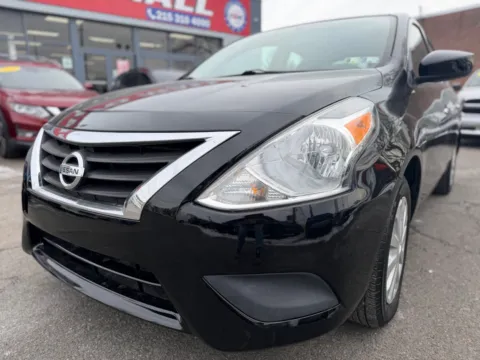 Black 2018 Nissan Versa 1.6 SV for sale in Philadelphia, PA