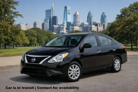 Black 2018 Nissan Versa 1.6 SV for sale in Philadelphia, PA