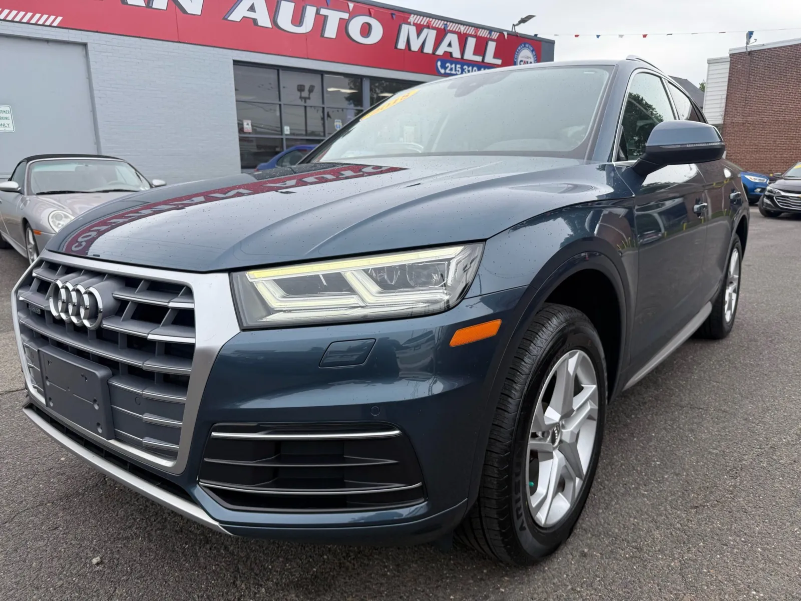 Blue 2018 Audi Q5 2.0T Tech Premium for sale in Philadelphia, PA