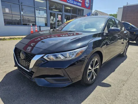 Black 2021 Nissan Sentra SV for sale in Philadelphia, PA
