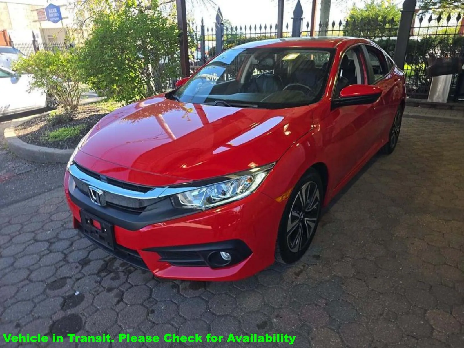 Red 2018 Honda Civic EX-L for sale in Philadelphia, PA