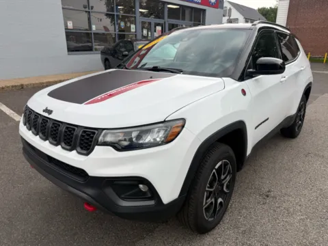 White 2025 Jeep Compass Trailhawk 4x4 for sale in Philadelphia, PA