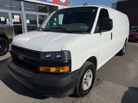 White 2021 Chevrolet Express Cargo RWD 2500 Extended Wheelbase WT for sale in Philadelphia, PA