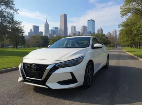 White 2022 Nissan Sentra SV for sale in Philadelphia, PA