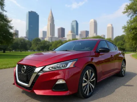 Red 2021 Nissan Altima 2.5 SR for sale in Philadelphia, PA