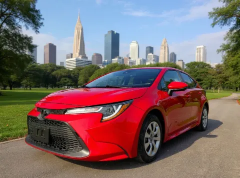 Red 2020 Toyota Corolla LE for sale in Philadelphia, PA