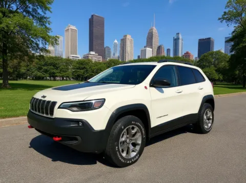 White 2019 Jeep Cherokee Trailhawk for sale in Philadelphia, PA