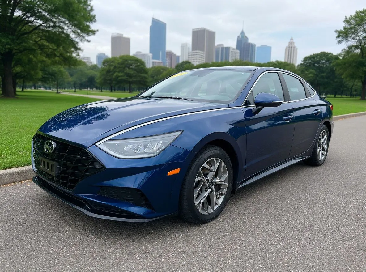 Blue 2021 Hyundai SONATA SEL for sale in Philadelphia, PA