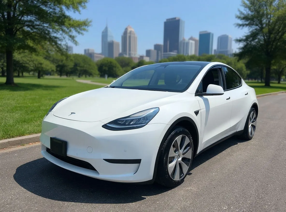White 2020 Tesla Model Y Long Range for sale in Philadelphia, PA