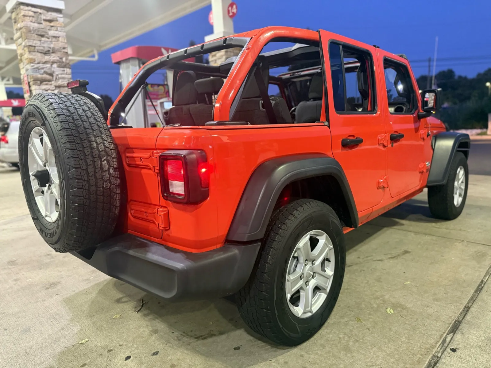 Orange 2020 Jeep Wrangler Unlimited Sport S for sale in Philadelphia, PA