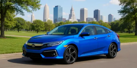 Blue 2021 Honda Civic Sport for sale in Philadelphia, PA