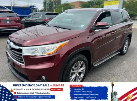 Photos of 2014 Toyota Highlander XLE for sale in Philadelphia, PA at Cottman Auto Mall