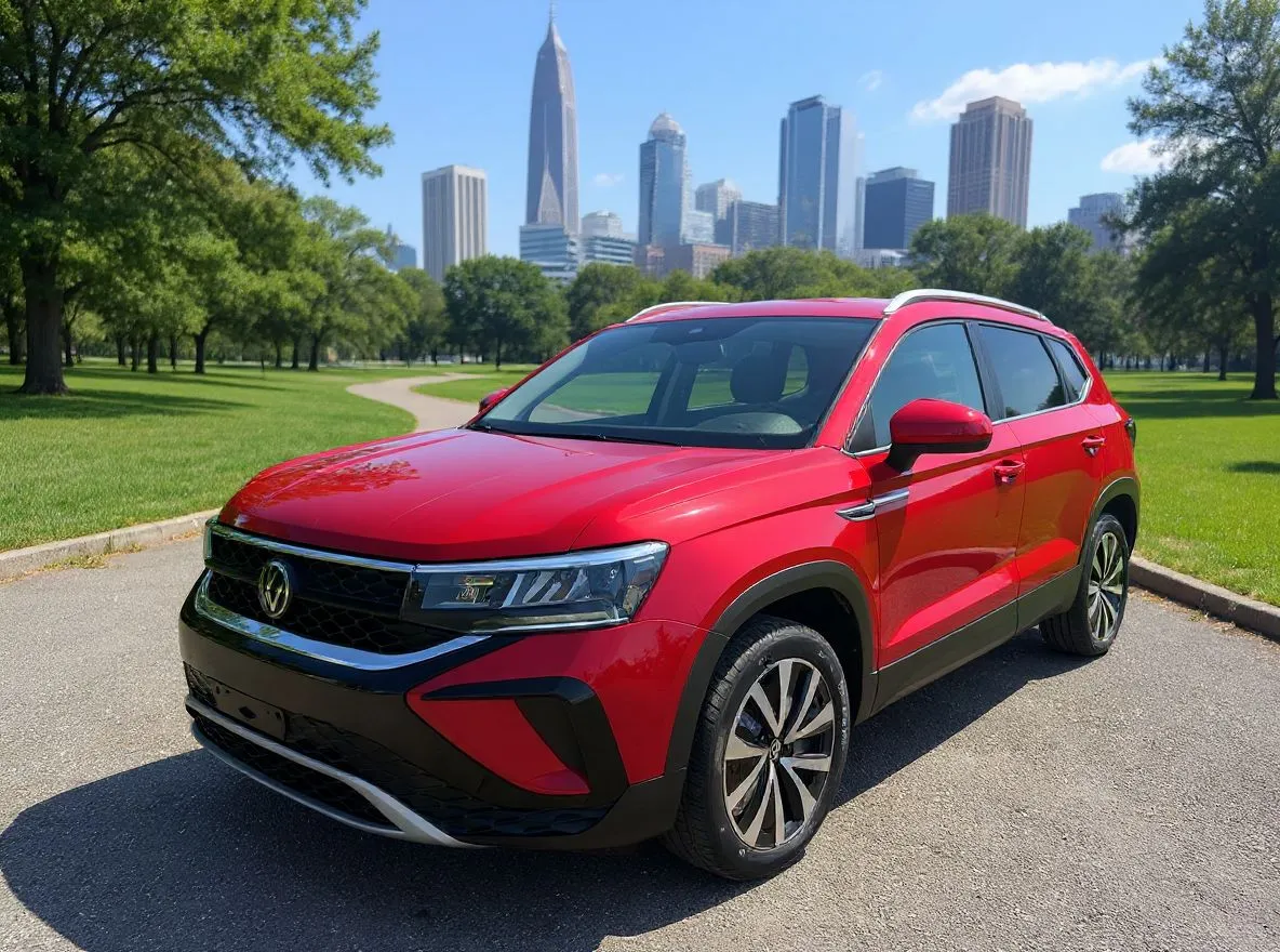 Red 2024 Volkswagen Taos SE for sale in Philadelphia, PA