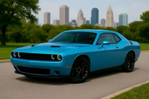 Blue 2019 Dodge Challenger SXT for sale in Philadelphia, PA