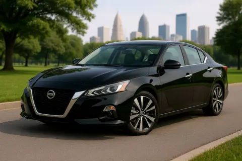 Black 2021 Nissan Altima 2.5 Platinum for sale in Philadelphia, PA