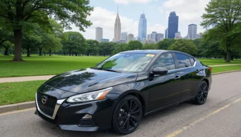 Black 2021 Nissan Altima 2.5 SR for sale in Philadelphia, PA