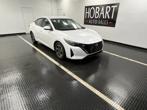 White 2025 Nissan Sentra SV for sale in Hobart, IN