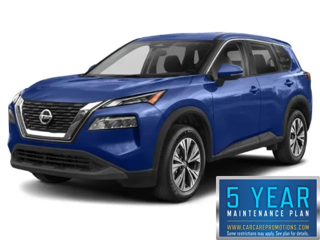 Blue 2021 Nissan Rogue SV for sale in Hobart, IN