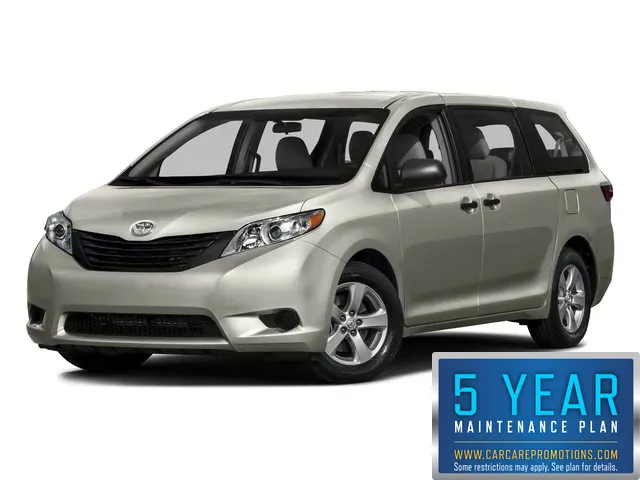 White 2016 Toyota Sienna L for sale in Hobart, IN