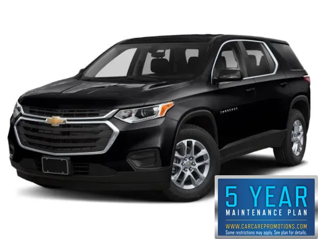 Black 2021 Chevrolet Traverse LS for sale in Hobart, IN