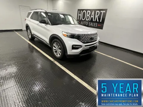 White 2023 Ford Explorer Limited for sale in Hobart, IN