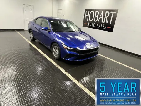 Blue 2024 Hyundai Elantra SE for sale in Hobart, IN