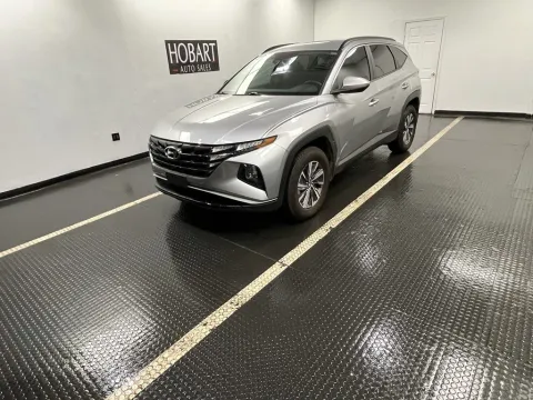 Another view of 2024 Hyundai Tucson Hybrid Blue for sale in Hobart, IN at Hobart Auto Sales