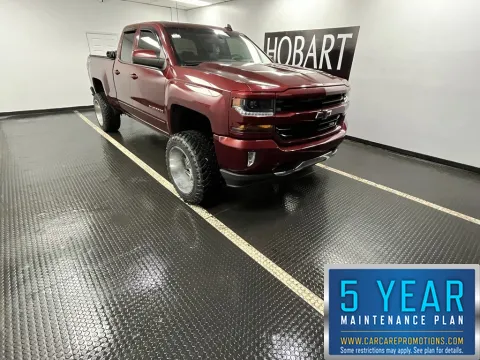 Red 2017 Chevrolet Silverado 1500 LT for sale in Hobart, IN