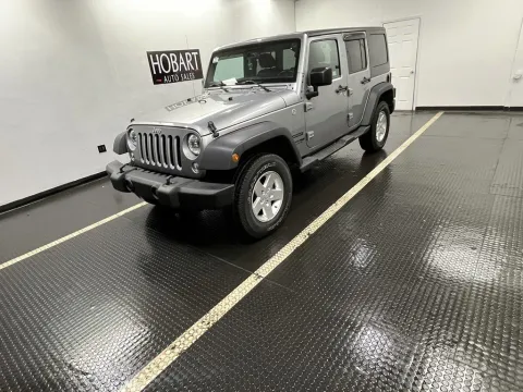 Another view of 2018 Jeep Wrangler JK Unlimited Sport S for sale in Hobart, IN at Hobart Auto Sales