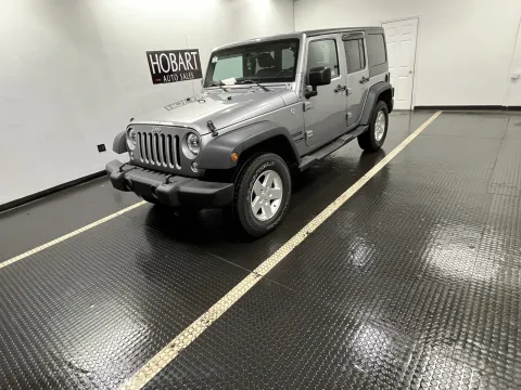 Another view of 2018 Jeep Wrangler JK Unlimited Sport S for sale in Hobart, IN at Hobart Auto Sales