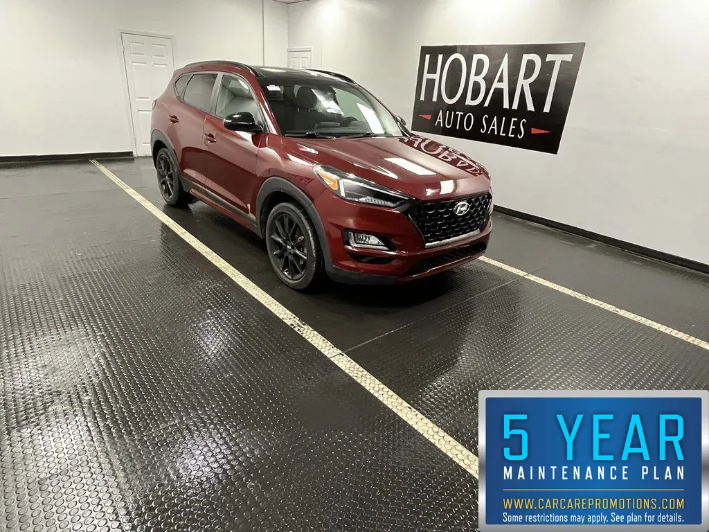 Red 2019 Hyundai Tucson Night for sale in Hobart, IN
