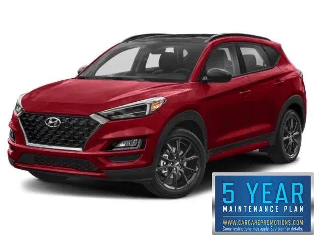 Red 2019 Hyundai Tucson Night for sale in Hobart, IN