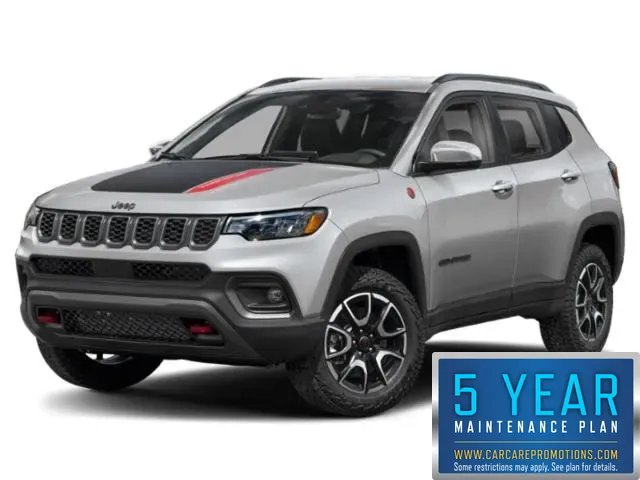 Silver 2025 Jeep Compass Trailhawk for sale in Hobart, IN