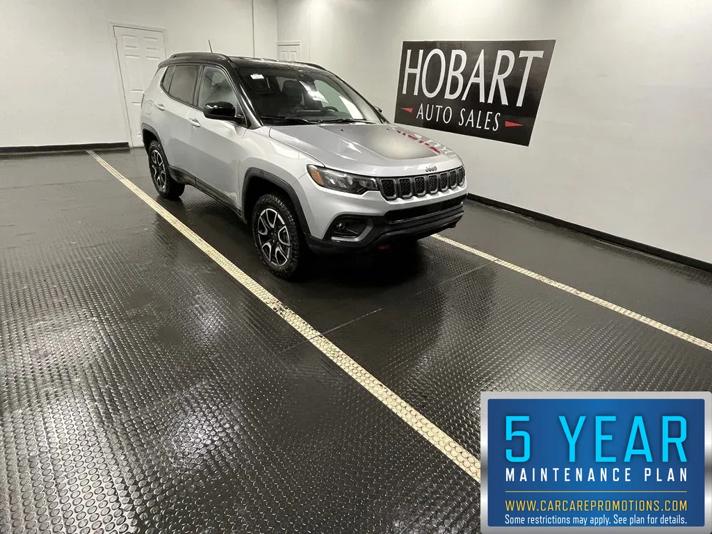 Silver 2025 Jeep Compass Trailhawk for sale in Hobart, IN