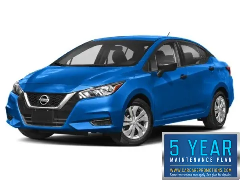 Blue 2021 Nissan Versa S for sale in Hobart, IN