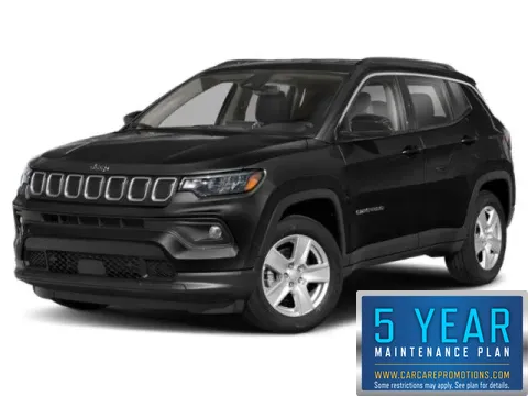 Black 2022 Jeep Compass Limited for sale in Hobart, IN