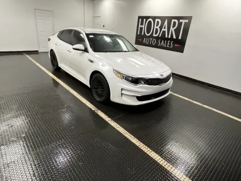 White 2018 Kia Optima LX for sale in Hobart, IN