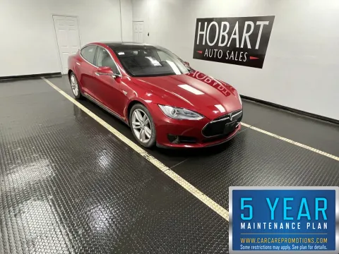 Red 2015 Tesla Model S 70D for sale in Hobart, IN