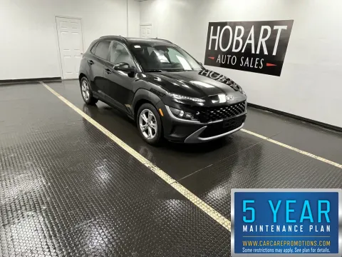 Black 2022 Hyundai Kona SEL for sale in Hobart, IN