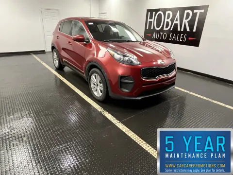 Red 2018 Kia Sportage LX for sale in Hobart, IN