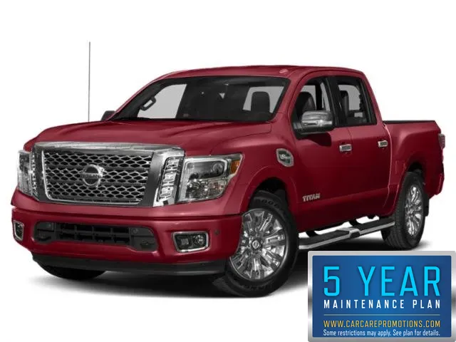 Red 2018 Nissan Titan Platinum Reserve for sale in Hobart, IN